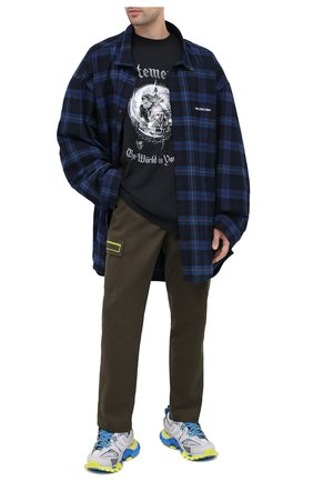 Мужские комбинированные кроссовки track BALENCIAGA серого цвета по цене 72250 руб., арт. 542023/W1GC1 | Фото 2 Мужские комбинированные кроссовки track BALENCIAGA серого цвета, арт. 542023/W1GC1 | Фото 2