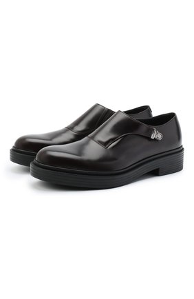 Мужские кожаные монки GIORGIO ARMANI бордового цвета по цене 57650 руб., арт. X2L120/XF294 | Фото 1 Мужские кожаные монки GIORGIO ARMANI бордового цвета, арт. X2L120/XF294 | Фото 1