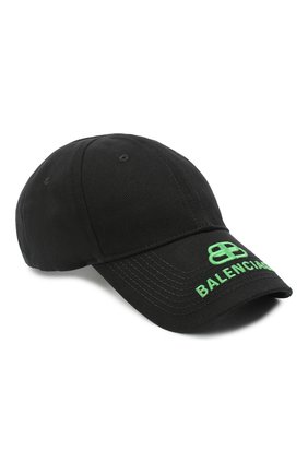 Мужской хлопковая бейсболка BALENCIAGA черного цвета по цене 28150 руб., арт. 577548/410B2 | Фото 1 Мужской хлопковая бейсболка BALENCIAGA черного цвета, арт. 577548/410B2 | Фото 1
