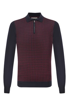 Мужское шерстяное поло CORNELIANI бордового цвета по цене 32550 руб., арт. 86M50D-0825137/00 | Фото 1 Мужское шерстяное поло CORNELIANI бордового цвета, арт. 86M50D-0825137/00 | Фото 1