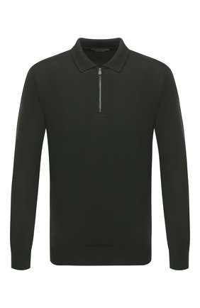 Мужское шерстяное поло CORNELIANI хаки цвета по цене 26150 руб., арт. 86M50F-0825100/00 | Фото 1 Мужское шерстяное поло CORNELIANI хаки цвета, арт. 86M50F-0825100/00 | Фото 1