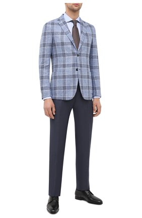 Мужская хлопковая сорочка CORNELIANI голубого цвета по цене 21200 руб., арт. 86P002-0811269/00 | Фото 2 Мужская хлопковая сорочка CORNELIANI голубого цвета, арт. 86P002-0811269/00 | Фото 2