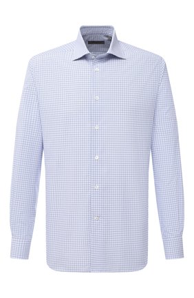 Мужская хлопковая сорочка CORNELIANI синего цвета по цене 19950 руб., арт. 86P100-0811441/00 | Фото 1 Мужская хлопковая сорочка CORNELIANI синего цвета, арт. 86P100-0811441/00 | Фото 1