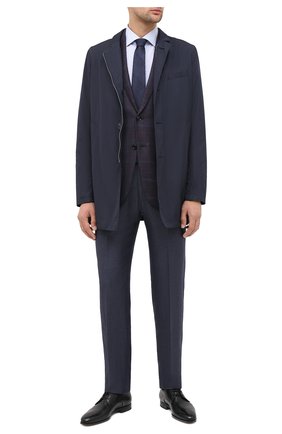 Мужская хлопковая сорочка CORNELIANI синего цвета по цене 19950 руб., арт. 86P100-0811441/00 | Фото 2 Мужская хлопковая сорочка CORNELIANI синего цвета, арт. 86P100-0811441/00 | Фото 2