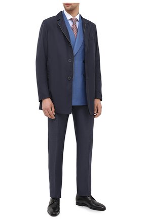 Мужская хлопковая сорочка CORNELIANI голубого цвета по цене 26550 руб., арт. 86P110-0811269/00 | Фото 2 Мужская хлопковая сорочка CORNELIANI голубого цвета, арт. 86P110-0811269/00 | Фото 2 (Длина (для топов): Стандартные; Рукава: Длинные; Материал внешний: Хлопок; Случай: Формальный; Стили: Классический; Воротник: Кент; Принт: Однотонные; Манжеты: На пуговицах; Мужское Кросс-КТ: Сорочка-одежда)