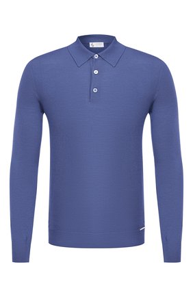 Мужское шерстяное поло IL BORGO CASHMERE синего цвета по цене 41300 руб., арт. 54-1209G0 | Фото 1 Мужское шерстяное поло IL BORGO CASHMERE синего цвета, арт. 54-1209G0 | Фото 1