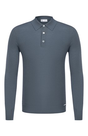 Мужское шерстяное поло IL BORGO CASHMERE бирюзового цвета по цене 41300 руб., арт. 54-1209G0 | Фото 1 Мужское шерстяное поло IL BORGO CASHMERE бирюзового цвета, арт. 54-1209G0 | Фото 1