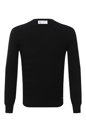 Мужской шерстяной джемпер IL BORGO CASHMERE черного цвета по цене 62050 руб., арт. 56-561-01G0 | Фото 1 Мужской шерстяной джемпер IL BORGO CASHMERE черного цвета, арт. 56-561-01G0 | Фото 1