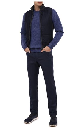 Мужской шерстяные брюки CORNELIANI синего цвета по цене 32250 руб., арт. 864L01-0818216/00 | Фото 2 Мужской шерстяные брюки CORNELIANI синего цвета, арт. 864L01-0818216/00 | Фото 2