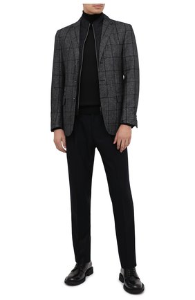 Мужской шерстяные брюки CORNELIANI черного цвета по цене 29600 руб., арт. 864L03-0818117/00 | Фото 2 Мужской шерстяные брюки CORNELIANI черного цвета, арт. 864L03-0818117/00 | Фото 2