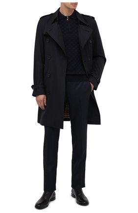 Мужской шерстяные брюки CORNELIANI темно-синего цвета по цене 27900 руб., арт. 865B01-0817226/02 | Фото 2 Мужской шерстяные брюки CORNELIANI темно-синего цвета, арт. 865B01-0817226/02 | Фото 2