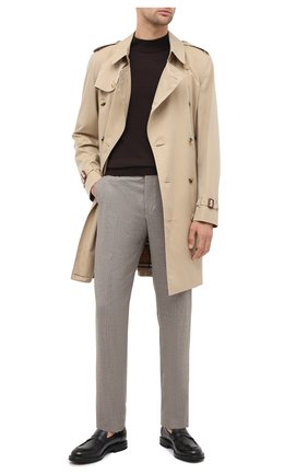 Мужской шерстяные брюки CORNELIANI бежевого цвета по цене 30950 руб., арт. 865C04-0818111/02 | Фото 2 Мужской шерстяные брюки CORNELIANI бежевого цвета, арт. 865C04-0818111/02 | Фото 2
