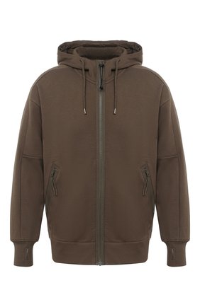 Мужская хлопковая толстовка C.P. COMPANY хаки цвета по цене 19950 руб., арт. 09CMSS009A-005086W | Фото 1 Мужская хлопковая толстовка C.P. COMPANY хаки цвета, арт. 09CMSS009A-005086W | Фото 1
