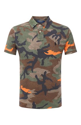 Мужское хлопковое поло POLO RALPH LAUREN хаки цвета по цене 16150 руб., арт. 710746576 | Фото 1 Мужское хлопковое поло POLO RALPH LAUREN хаки цвета, арт. 710746576 | Фото 1