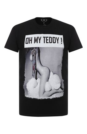 Мужская хлопковая футболка BISIBIGLIO черного цвета по цене 7790 руб., арт. 0H MY TEDDY/PESANTE | Фото 1 Мужская хлопковая футболка BISIBIGLIO черного цвета, арт. 0H MY TEDDY/PESANTE | Фото 1