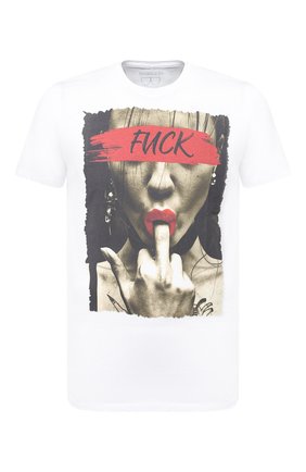 Мужская хлопковая футболка BISIBIGLIO белого цвета по цене 7790 руб., арт. B0CCA RED FUCK/PESANTE | Фото 1 Мужская хлопковая футболка BISIBIGLIO белого цвета, арт. B0CCA RED FUCK/PESANTE | Фото 1