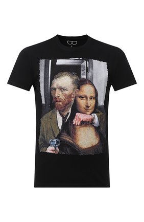 Мужская хлопковая футболка BISIBIGLIO черного цвета по цене 7790 руб., арт. LU ARTE/PESANTE | Фото 1 Мужская хлопковая футболка BISIBIGLIO черного цвета, арт. LU ARTE/PESANTE | Фото 1