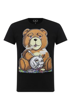 Мужская хлопковая футболка BISIBIGLIO черного цвета по цене 7790 руб., арт. TEDDY SM0KE/PESANTE | Фото 1 Мужская хлопковая футболка BISIBIGLIO черного цвета, арт. TEDDY SM0KE/PESANTE | Фото 1