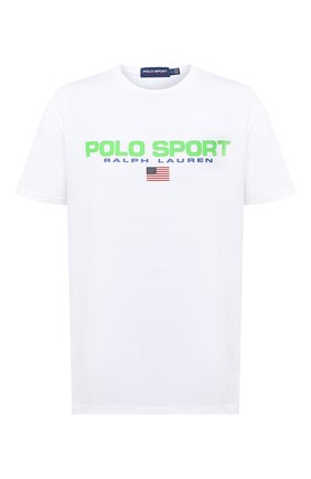 Мужская хлопковая футболка POLO RALPH LAUREN белого цвета по цене 6675 руб., арт. 710800906 | Фото 1 Мужская хлопковая футболка POLO RALPH LAUREN белого цвета, арт. 710800906 | Фото 1
