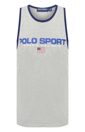 Мужская хлопковая майка POLO RALPH LAUREN серого цвета по цене 5490 руб., арт. 710800909 | Фото 1 Мужская хлопковая майка POLO RALPH LAUREN серого цвета, арт. 710800909 | Фото 1