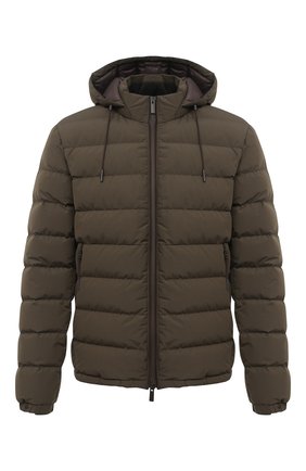 Мужская пуховая куртка ERMENEGILDO ZEGNA хаки цвета по цене 211500 руб., арт. UVT35/V107B | Фото 1 Мужская пуховая куртка ERMENEGILDO ZEGNA хаки цвета, арт. UVT35/V107B | Фото 1 (Длина (верхняя одежда): Короткие; Рукава: Длинные; Материал подклада: Синтетический материал; Материал внешний: Синтетический материал; Мужское Кросс-КТ: Пуховик-верхняя одежда, Верхняя одежда, пуховик-короткий; Стили: Классический; Кросс-КТ: Пуховик, Куртка; Материал утеплителя: Пух и перо)