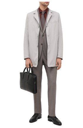Мужская кожаная сумка для ноутбука ERMENEGILDO ZEGNA черного цвета по цене 145000 руб., арт. C1576W-LHDAI | Фото 2 Мужская кожаная сумка для ноутбука ERMENEGILDO ZEGNA черного цвета, арт. C1576W-LHDAI | Фото 2
