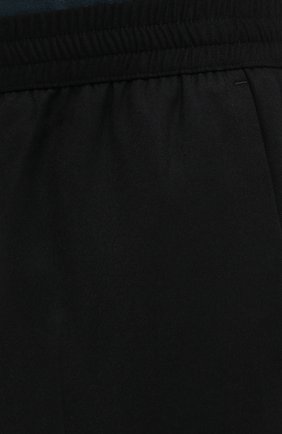 Мужские шерстяные джоггеры ZEGNA COUTURE черного цвета, арт. CVCP21/8VPJ1 | Фото 6 (Материал внешний: Шерсть; Длина (брюки, джинсы): Стандартные; Стили: Спорт-шик; Силуэт М (брюки): Джоггеры)