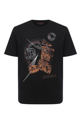 Мужская хлопковая футболка ZEGNA COUTURE черного цвета по цене 31150 руб., арт. CVCJ11/8VJ09 | Фото 1 Мужская хлопковая футболка ZEGNA COUTURE черного цвета, арт. CVCJ11/8VJ09 | Фото 1