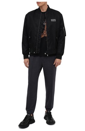 Мужская хлопковая футболка ZEGNA COUTURE черного цвета по цене 31150 руб., арт. CVCJ11/8VJ09 | Фото 2 Мужская хлопковая футболка ZEGNA COUTURE черного цвета, арт. CVCJ11/8VJ09 | Фото 2