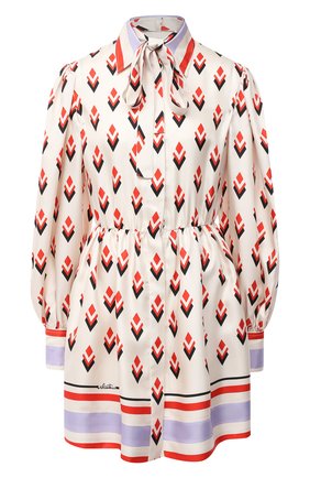 Женское шелковое платье VALENTINO белого цвета по цене 286000 руб., арт. UB3VAT955LB | Фото 1 Женское шелковое платье VALENTINO белого цвета, арт. UB3VAT955LB | Фото 1