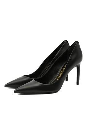 Женские кожаные туфли t-screw TOM FORD черного цвета по цене 56800 руб., арт. W2326T-LCL002 | Фото 1 Женские кожаные туфли t-screw TOM FORD черного цвета, арт. W2326T-LCL002 | Фото 1