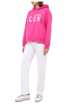 Женские кожаные кеды hi star GOLDEN GOOSE DELUXE BRAND белого цвета по цене 34400 руб., арт. GWF00118.F000214 | Фото 2 Женские кожаные кеды hi star GOLDEN GOOSE DELUXE BRAND белого цвета, арт. GWF00118.F000214 | Фото 2