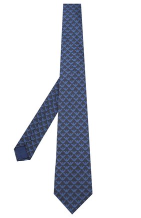 Детский шелковый галстук EMPORIO ARMANI синего цвета по цене 7755 руб., арт. 409525/0A953 | Фото 2 Детский шелковый галстук EMPORIO ARMANI синего цвета, арт. 409525/0A953 | Фото 2