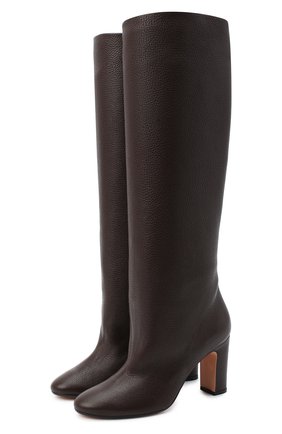 Женские кожаные сапоги KITON коричневого цвета по цене 174000 руб., арт. D50809X04T82 | Фото 1 Женские кожаные сапоги KITON коричневого цвета, арт. D50809X04T82 | Фото 1