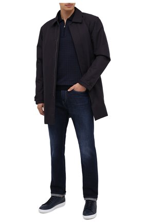 Мужское шерстяное поло CORNELIANI темно-синего цвета по цене 32550 руб., арт. 86M50D-0825137/00 | Фото 2 Мужское шерстяное поло CORNELIANI темно-синего цвета, арт. 86M50D-0825137/00 | Фото 2