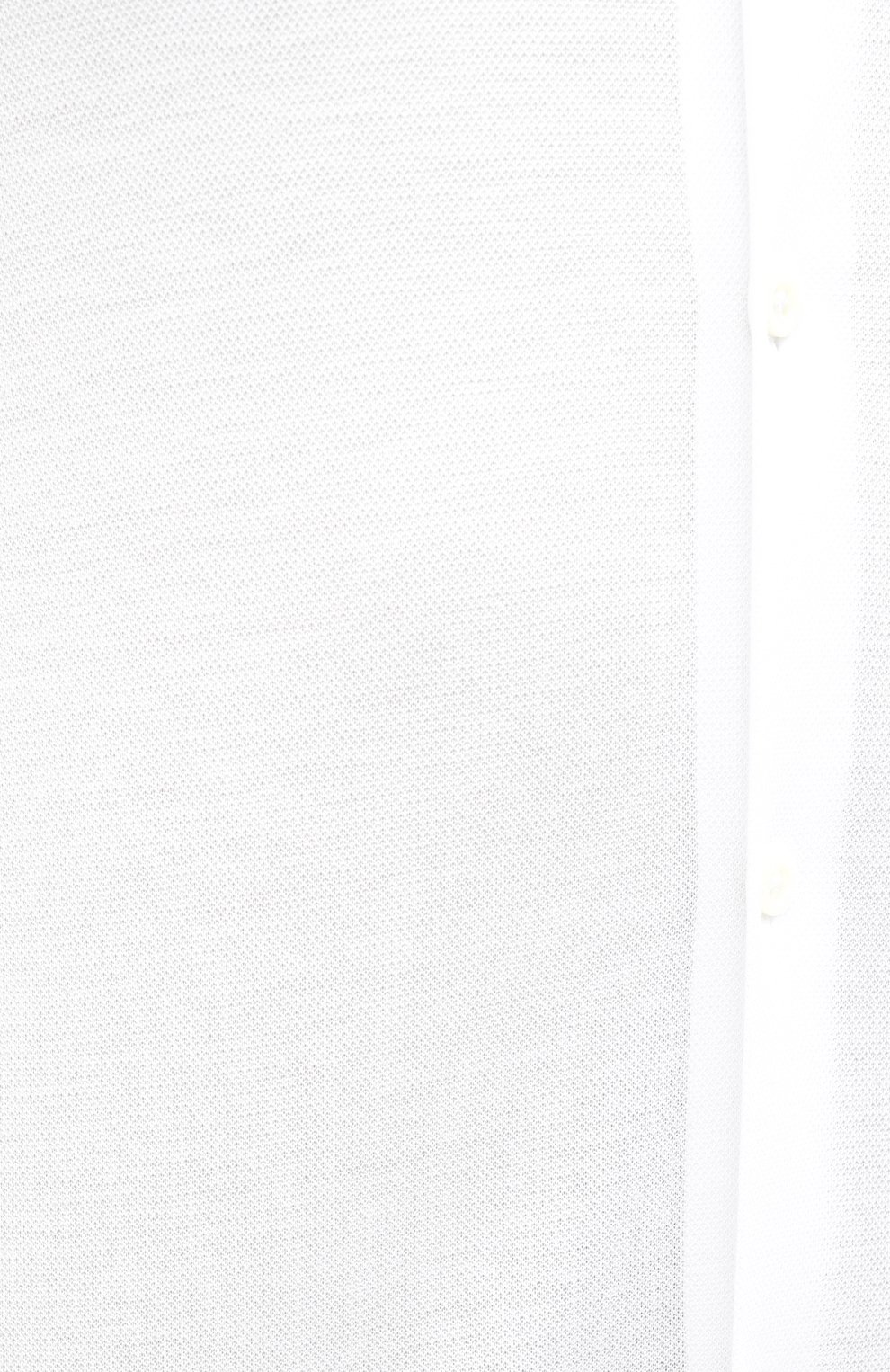 Мужская хлопковая рубашка CORNELIANI белого цвета, арт. 86P012-0811213/00 | Фото 5 (Манжеты: На пуговицах; Рукава: Длинные; Воротник: Акула; Случай: Повседневный; Длина (для топов): Стандартные; Материал внешний: Хлопок; Принт: Однотонные; Мужское Кросс-КТ: Рубашка-одежда; Стили: Кэжуэл)