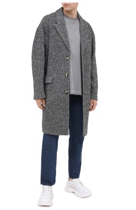 Мужская хлопковая футболка MAISON MARGIELA серого цвета по цене 21050 руб., арт. S30GC0704/S20079 | Фото 2 Мужская хлопковая футболка MAISON MARGIELA серого цвета, арт. S30GC0704/S20079 | Фото 2