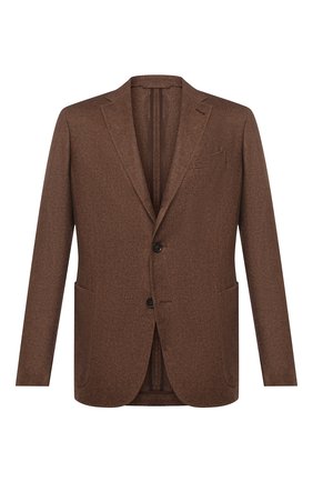 Мужской пиджак из шелка и кашемира ERMENEGILDO ZEGNA светло-коричневого цвета по цене 261000 руб., арт. UVC10/SDR | Фото 1 Мужской пиджак из шелка и кашемира ERMENEGILDO ZEGNA светло-коричневого цвета, арт. UVC10/SDR | Фото 1