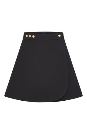 Женская юбка из шерсти и шелка LOUIS VUITTON черного цвета по цене 160000 руб., арт. 1A82RC | Фото 1 Женская юбка из шерсти и шелка LOUIS VUITTON черного цвета, арт. 1A82RC | Фото 1