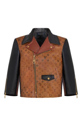 Женская кожаная куртка LOUIS VUITTON коричневого цвета по цене 440000 руб., арт. 1A82K0 | Фото 1 Женская кожаная куртка LOUIS VUITTON коричневого цвета, арт. 1A82K0 | Фото 1