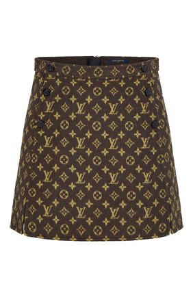 Женская шерстяная юбка LOUIS VUITTON коричневого цвета по цене 118000 руб., арт. 1A82H6 | Фото 1 Женская шерстяная юбка LOUIS VUITTON коричневого цвета, арт. 1A82H6 | Фото 1