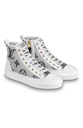 Женские комбинированные кеды stellar LOUIS VUITTON черного цвета по цене 73500 руб., арт. 1A87E6 | Фото 1 Женские комбинированные кеды stellar LOUIS VUITTON черного цвета, арт. 1A87E6 | Фото 1