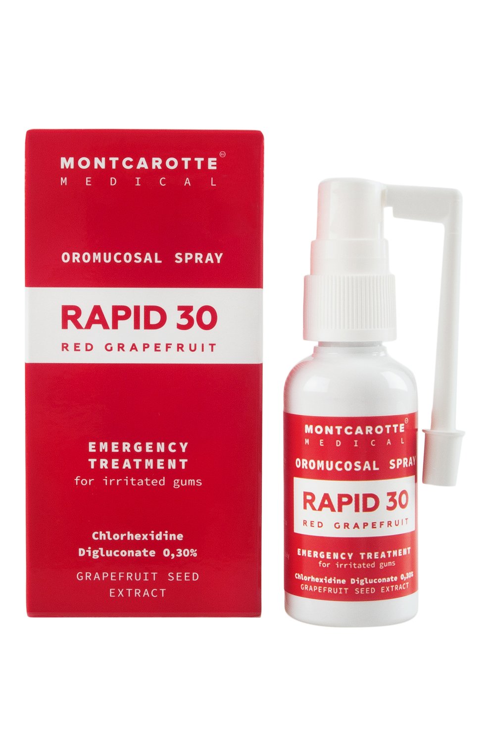 Спрей для полости рта rapid 30 red grapefruit (30ml) MONTCAROTTE бесцветного цвета по цене 1510 руб., арт. MCM0630 | Фото 2 Спрей для полости рта rapid 30 red grapefruit (30ml) MONTCAROTTE бесцветного цвета, арт. MCM0630 | Фото 2