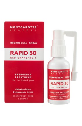 Спрей для полости рта rapid 30 red grapefruit (30ml) MONTCAROTTE бесцветного цвета по цене 1510 руб., арт. MCM0630 | Фото 2 Спрей для полости рта rapid 30 red grapefruit (30ml) MONTCAROTTE бесцветного цвета, арт. MCM0630 | Фото 2