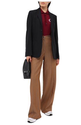 Женское шерстяное поло DSQUARED2 бордового цвета по цене 37900 руб., арт. S75HA0971/S17404 | Фото 2 Женское шерстяное поло DSQUARED2 бордового цвета, арт. S75HA0971/S17404 | Фото 2