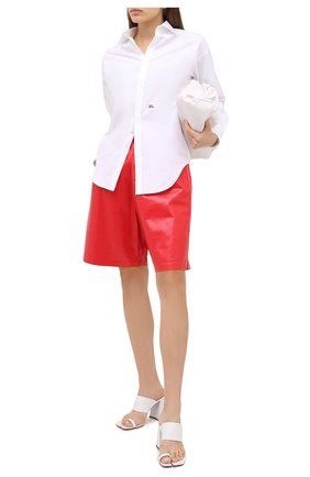 Женская хлопковая рубашка DSQUARED2 белого цвета по цене 32450 руб., арт. S75DL0737/S35244 | Фото 2 Женская хлопковая рубашка DSQUARED2 белого цвета, арт. S75DL0737/S35244 | Фото 2