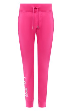 Женские хлопковые джоггеры DSQUARED2 розового цвета по цене 29600 руб., арт. S80KA0002/S25042 | Фото 1 Женские хлопковые джоггеры DSQUARED2 розового цвета, арт. S80KA0002/S25042 | Фото 1