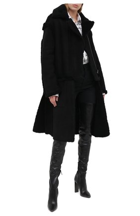Женская дубленка TOM FORD черного цвета по цене 513000 руб., арт. CSF617-FUX124 | Фото 2 Женская дубленка TOM FORD черного цвета, арт. CSF617-FUX124 | Фото 2