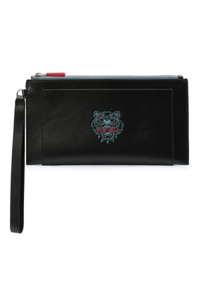 Женские кожаный кошелек KENZO черного цвета по цене 14000 руб., арт. FA65PM311L48 | Фото 1 Женские кожаный кошелек KENZO черного цвета, арт. FA65PM311L48 | Фото 1