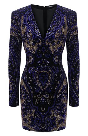 Женское хлопковое платье BALMAIN разноцветного цвета по цене 263000 руб., арт. UF16339/C255 | Фото 1 Женское хлопковое платье BALMAIN разноцветного цвета, арт. UF16339/C255 | Фото 1